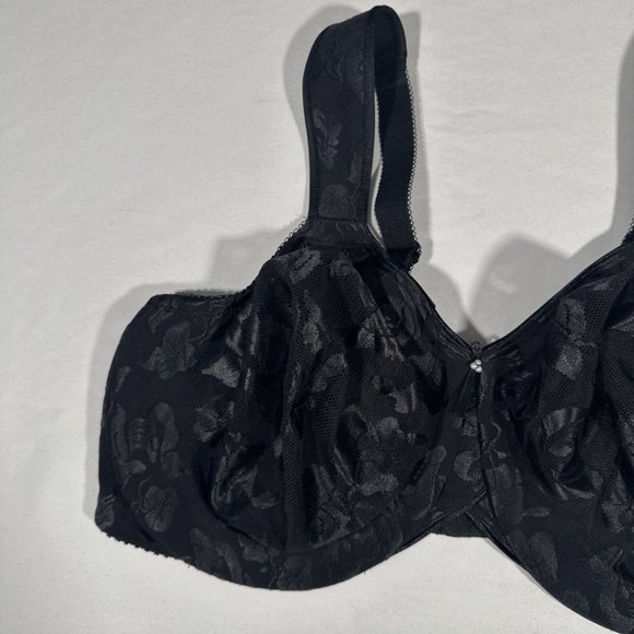 NWT Wacaol‎ [ 42DD US ] Awareness Underwire Bra in Black #6277 - Picture 6 of 13